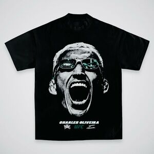 UFC Charles Oliveira PacSun Full Violence Graphic Washed T-Shirt Men’s XL